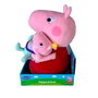 Bandai Peluche Peppa Pig avec Bébé 25 cm + 10 cm - COP8402