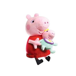 Bandai Peluche Peppa Pig avec bébé