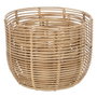 BigBuy Home Lot de 3 paniers en résine Naturel