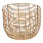 BigBuy Home Lot de 3 paniers en résine Naturel