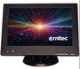 Ernitec Moniteur de surveillance industriel LCD 10 pouces HD 1280x800 24/7, entrées HDMI 2.0 et VGA, 2 entrées BNC, 2 haut-parleurs, support VESA, alimentation incluse