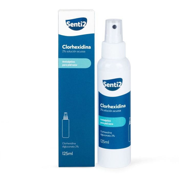 Senti2 CHLORHEXIDINE 2% Spray Antiseptique pour Peau Saine 125 ml - Désinfection Rapide et Durable Senti2 CHLORHEXIDINE 2% Spray Antiseptique pour Peau Saine 125 ml - Désinfection Rapide et Durable