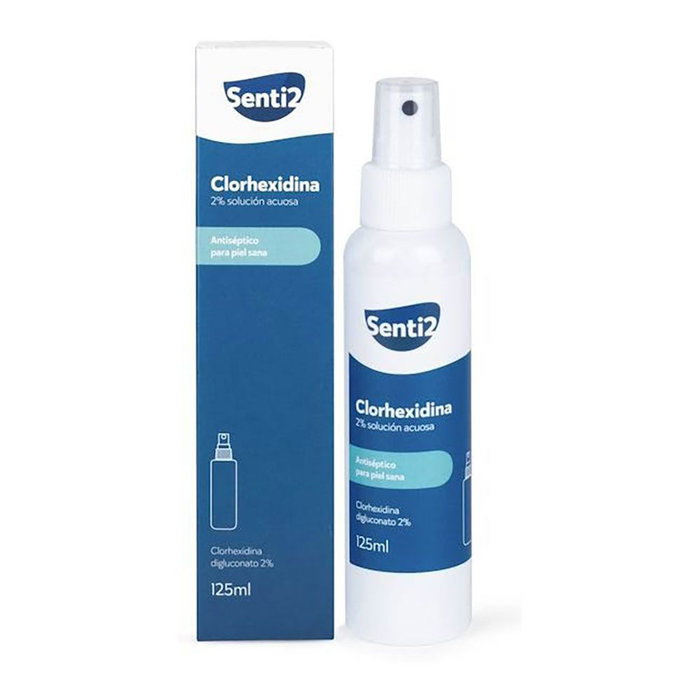 Senti2 Spray Antiseptique Chlorhexidine 2% 125 ml