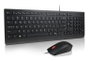 Lenovo Essential Wired Combo - Ensemble Clavier et Souris Filaire Noir
