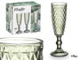 Vivalto Coupe à Cava Diamant Vert 170 ml 7x20x7 cm (Set de 24)