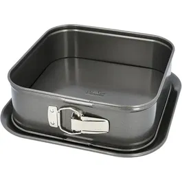 Birkmann Moule carré à fond amovible EASY BAKING 24 x 24 x 8 cm - Anti-adhésif - Acier carbone
