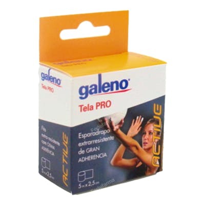 Galeno Esparadrapo Tela Pro 5 m x 2,5 cm blanc Galeno Esparadrapo Tela Pro 5 m x 2,5 cm blanc