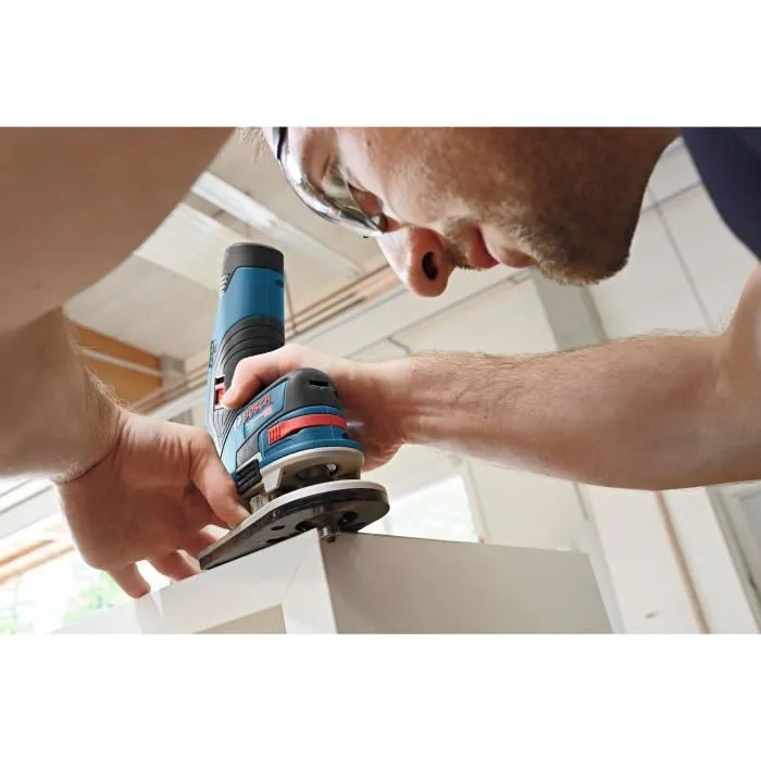 Bosch Professional GKF 12V-8 Affleureuse sans fil sans batterie, moteur EC, 13000 tr/min, 06016B0002, pour bois et plastique