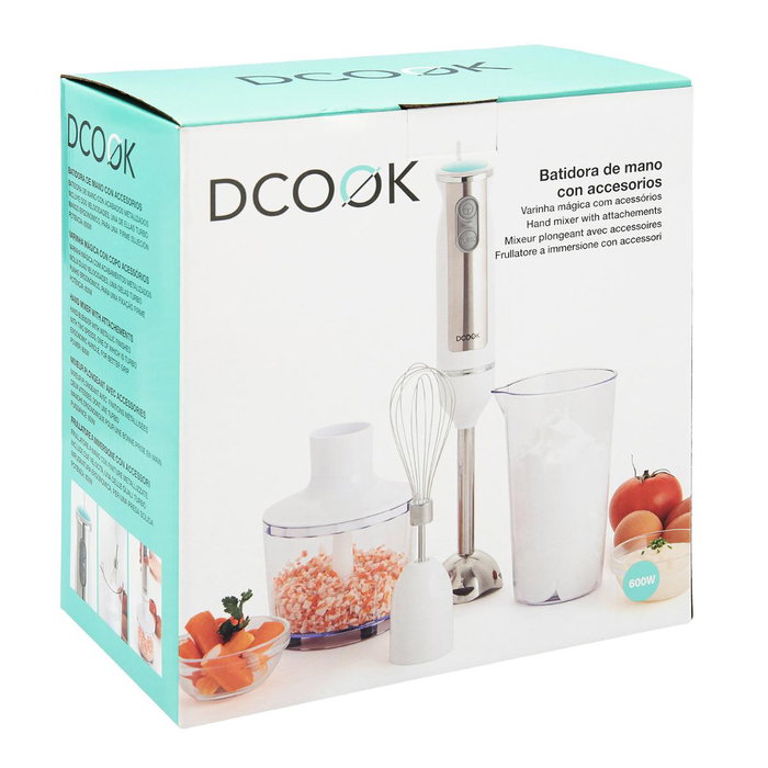 Mixeur plongeant Dcook Gallery Blanc 600 W