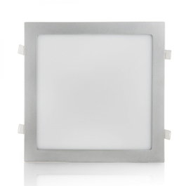 Panneau LED Carré Argenté 25W 2500 lm 6000K Blanc Froid