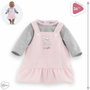 Corolle Robe et T-Shirt Bords de Loire pour Poupon 36cm
