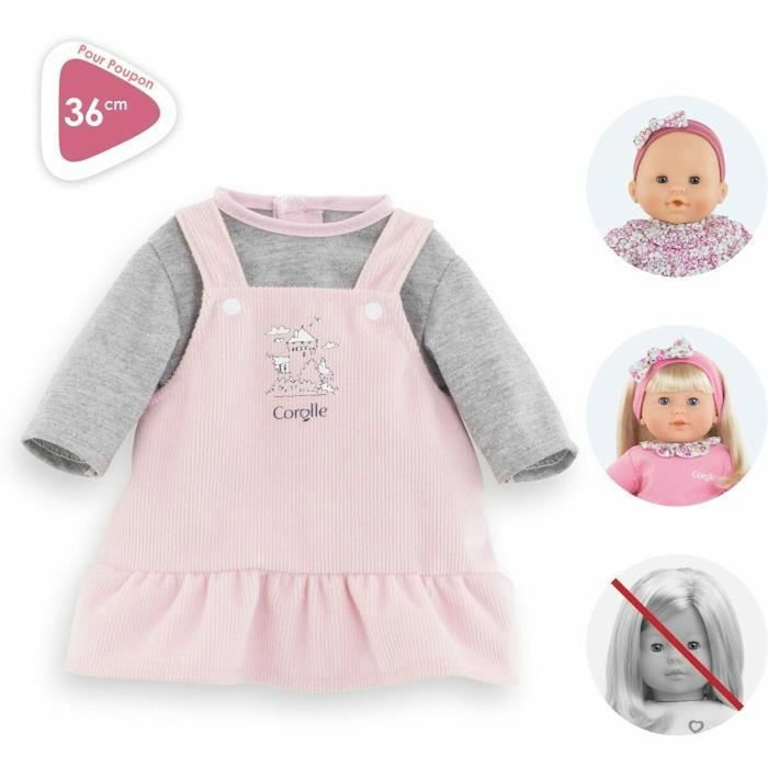 Corolle Robe et T-Shirt Bords de Loire pour Poupon 36cm