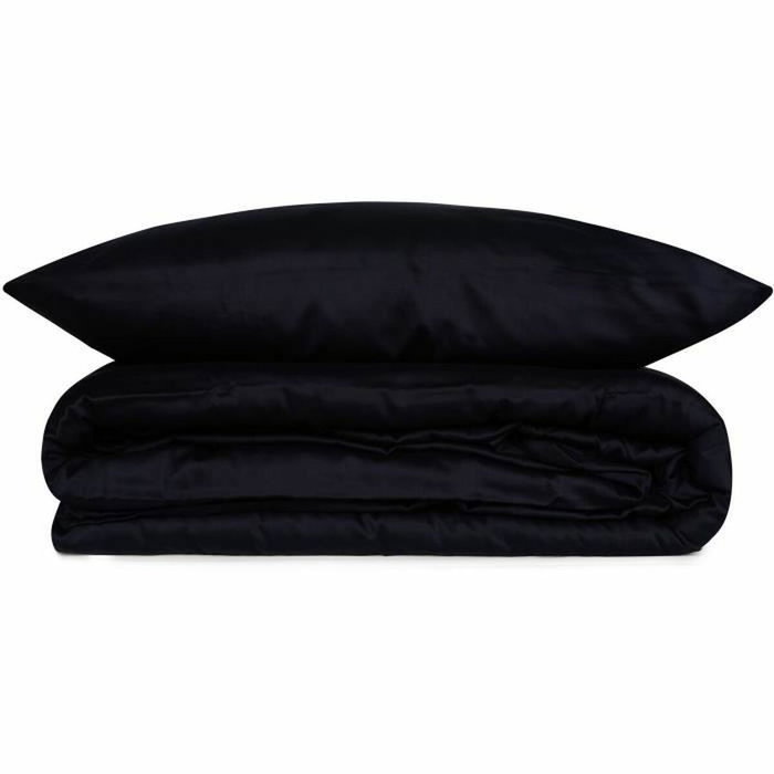 Forme Parure de lit Satin King Bleu foncé