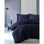 Forme Parure de lit Satin King Bleu foncé