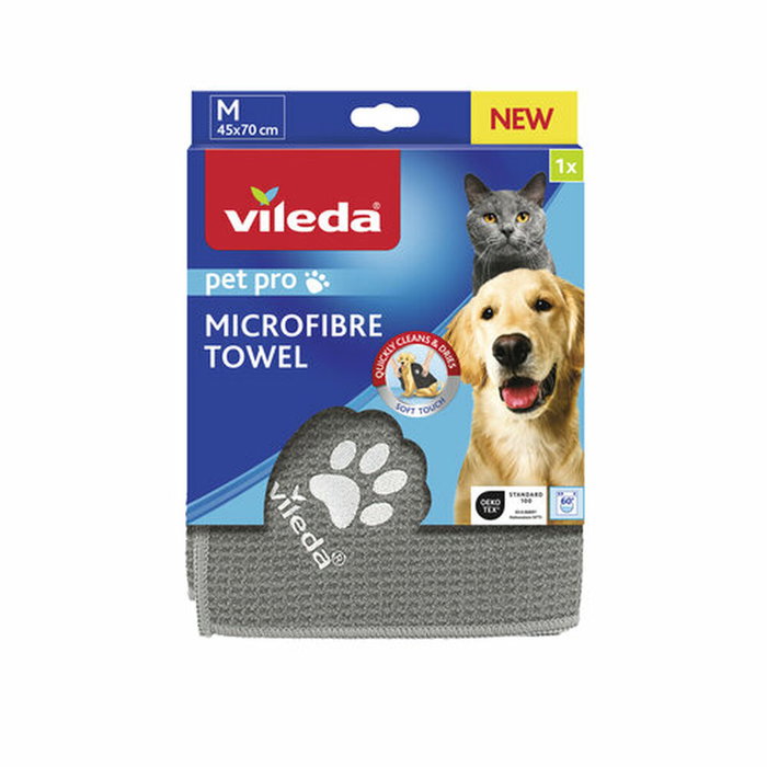 Serviette en Microfibre Vileda 172650 Gris M 45 x 70 cm