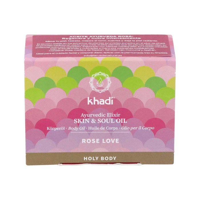 KHADI Huile Élixir Ayurveda Rose Régénérante 10ml KHADI Huile Élixir Ayurveda Rose Régénérante 10ml
