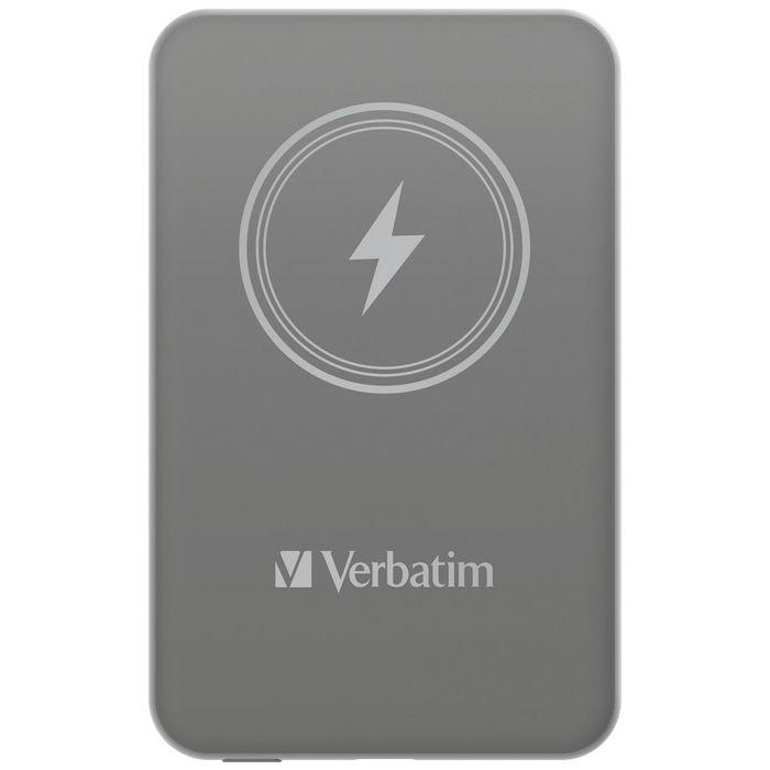 Verbatim Charge 'n' Go Magnetic Wireless Power Bank 5000mAh Gris Verbatim Charge 'n' Go Magnetic Wireless Power Bank 5000mAh Gris