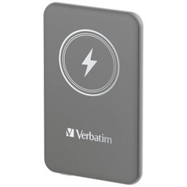 Verbatim Charge 'n' Go Magnetic Wireless Power Bank 5000mAh Gris