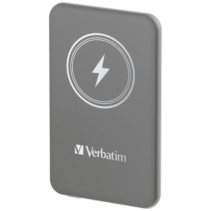 Verbatim Charge 'n' Go Magnetic Wireless Power Bank 5000mAh Gris Verbatim Charge 'n' Go Magnetic Wireless Power Bank 5000mAh Gris