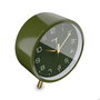Mebus 56972 Réveil Quartz Vert Olive / Or