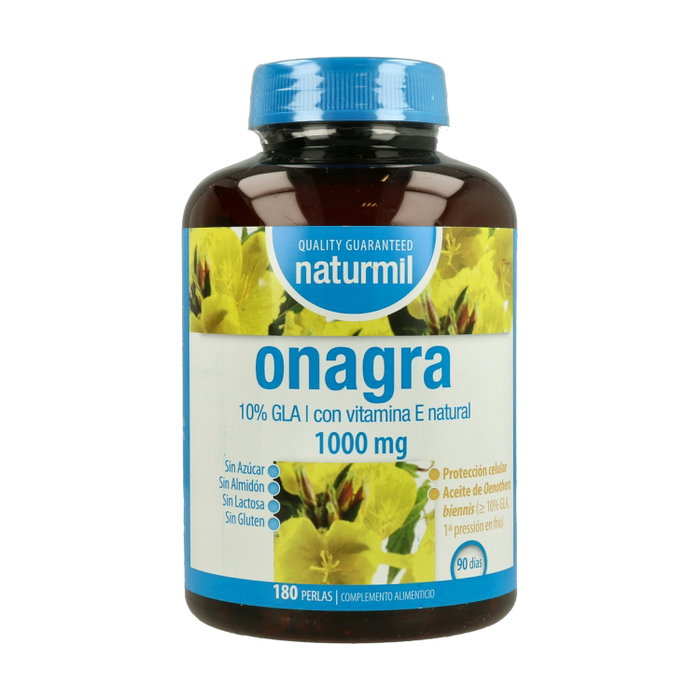 Naturmil Onagre 180 perles de 1000 mg Naturmil Onagre 180 perles de 1000 mg