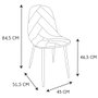 Home Deco Factory Chaise Patchwork Scott