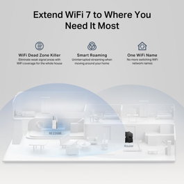 TP-Link RE235BE Wi-Fi 7 Range Extender 2.5GbE