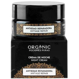 Orgạnic Pociones Puras Crème de Nuit Réparatrice Anti-Âge Régénérante 50 ml aux AHA