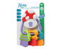 KioKids Jouet Clés Musical Mordeur Sonajero Bébé en Forme de Champignon avec 12 Mélodies, Coloré, pour Enfants de +3 Mois