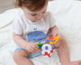 KioKids Jouet Clés Musical Mordeur Sonajero Bébé en Forme de Champignon avec 12 Mélodies, Coloré, pour Enfants de +3 Mois