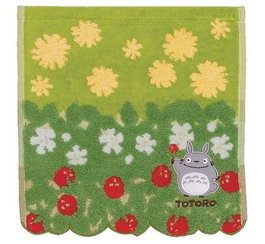 Mon voisin Totoro serviette de toilette Flowers & Stawberries 25 x 25 cm