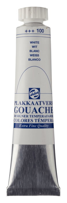 Talens Peinture à la détrempe extra fine Blanco 100, 20 ml Talens Peinture à la détrempe extra fine Blanco 100, 20 ml