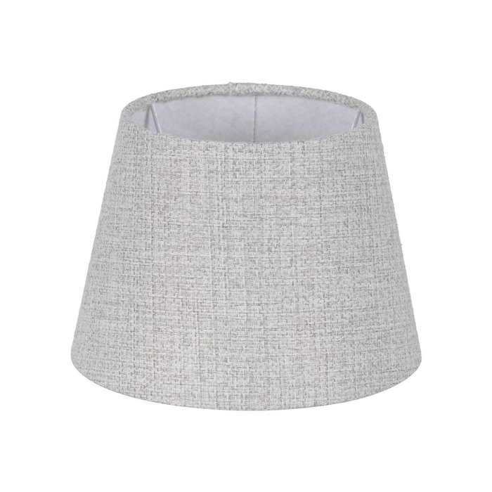 Écran de lampe Gris Polyester 25 x 25 x 18 cm Écran de lampe Gris Polyester 25 x 25 x 18 cm