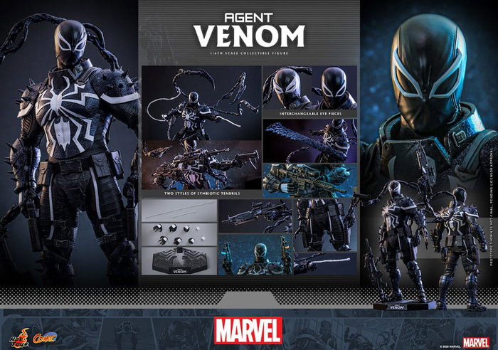 Hot Toys Marvel Comics Agent Venom Figurine 1/6 32 cm