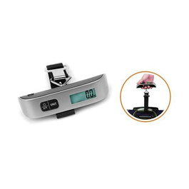 Homelux Balance Pèse-Bagage Numérique 50 kg Argent
