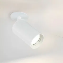 Dowlight Spot Encastrable GU10 Blanc Orientable pour Intérieur LUM-RGU10-W