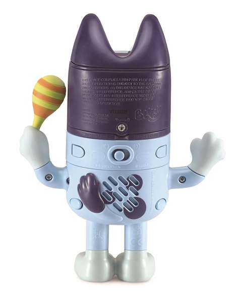 Vtech - ¡Muévete con Bluey! Jouet sauteur interactif avec activités, boutons, lumière et surprises - Version espagnole - Dimensions 17,5 x 13,5 x 9 cm