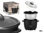 Argon Olla Arrocera Électrique Noir Mat 1L 400W 26.5x23x21.5 cm (Set de 6)