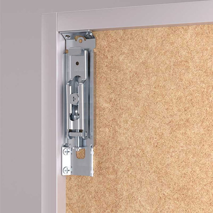 ITALIANA FERRAMENTA APC1 Support mural caché réglable en acier zingué, ajustement vertical/horizontal, capacité 70kg