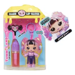 Yummiland Kit de Gloss à Effet Lave et Changeant de Couleur pour Enfants - Poupée Astrid Stars Sour Sweeties - A Partir de 4 Ans