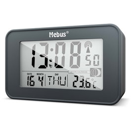 Mebus 51460 Réveil radio numérique Anthracite