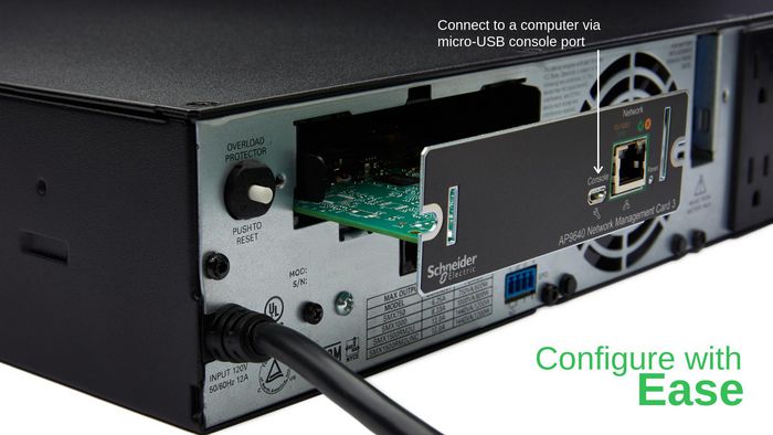 APC AP9640 Carte de gestion réseau Smart-UPS Gen3