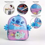 Cerdá Sac à dos enfant Stitch 2.5 x 3.0 x 1.0 cm - Bleu - Dès 3 ans