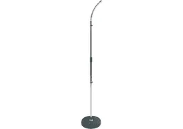 RTX Support pour microphone avec base circulaire et parties chromées