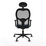 Chaise de Bureau avec Appui-tête Jorquera Piqueras y Crespo 1D036G1 Blue marine