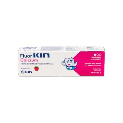 Kin FLUORKIN CALCIUM dentifrice fraise 75 ml