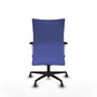 Piqueras Y Crespo Chaise de bureau Albacete bleu clair avec mécanisme synchrone et accoudoirs ByN