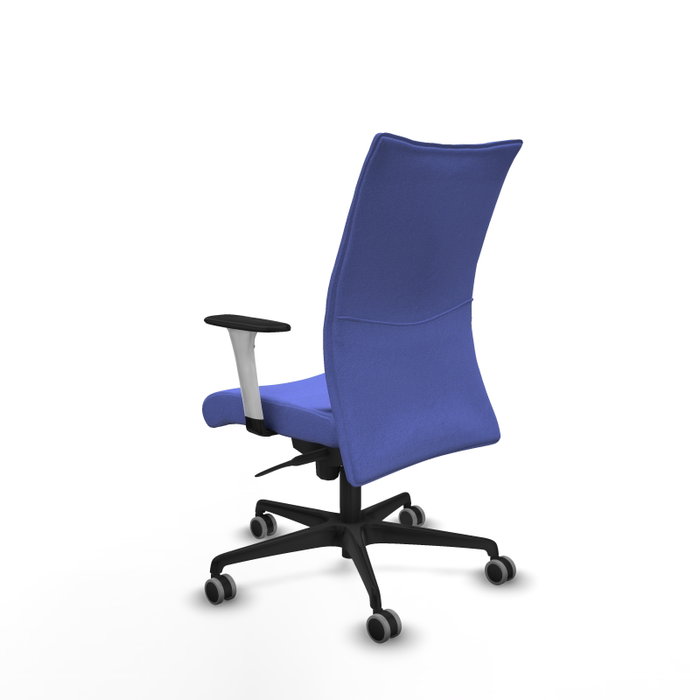 Piqueras Y Crespo Chaise de bureau Albacete bleu clair avec mécanisme synchrone et accoudoirs ByN