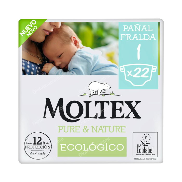 MOLTEX PURE & NATURE PAÃ?AL T1, 22 unités