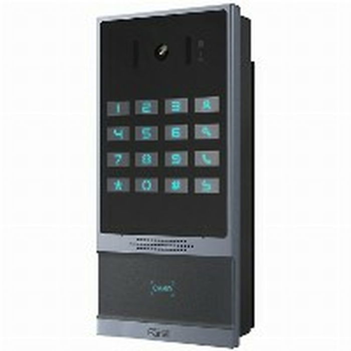 Fanvil i64 Interphone vidéo IP extérieur avec caméra 2 MP, vision nocturne, angle 120°, audio, RFID, PoE, IP67, aluminium